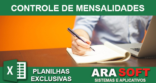 Planilha de Controle de Mensalidades